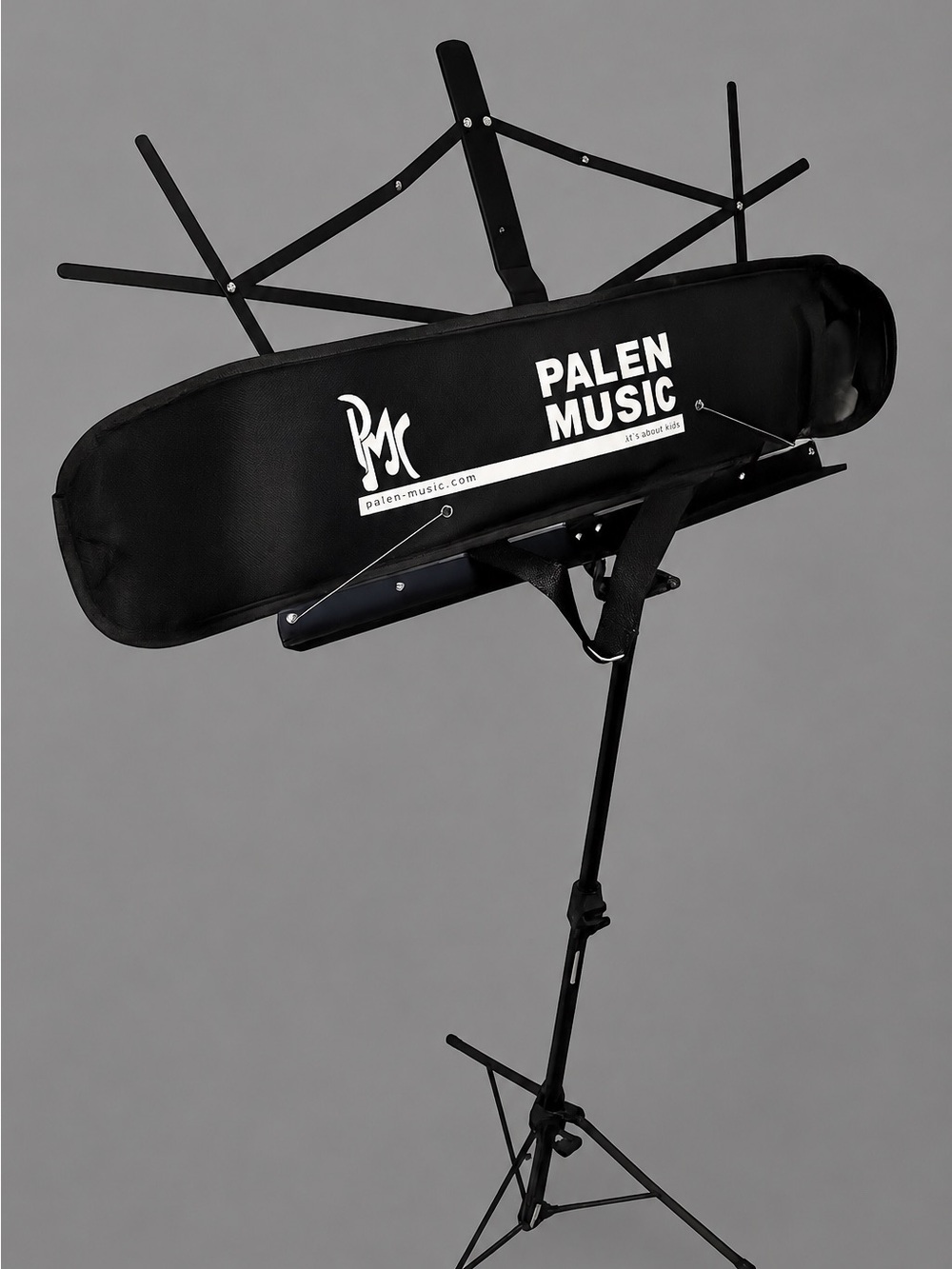 On-Stage Black Sheet Music Stand With Carry Case